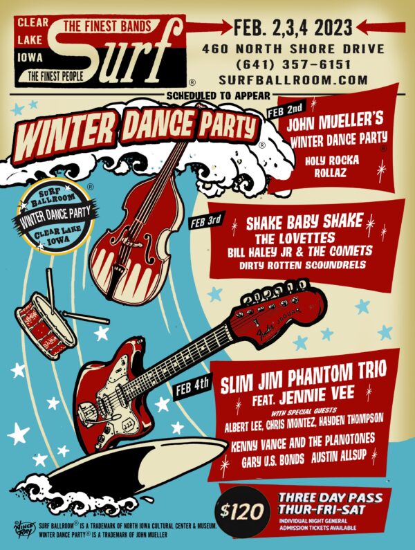 Winter Dance Party Poster 2023